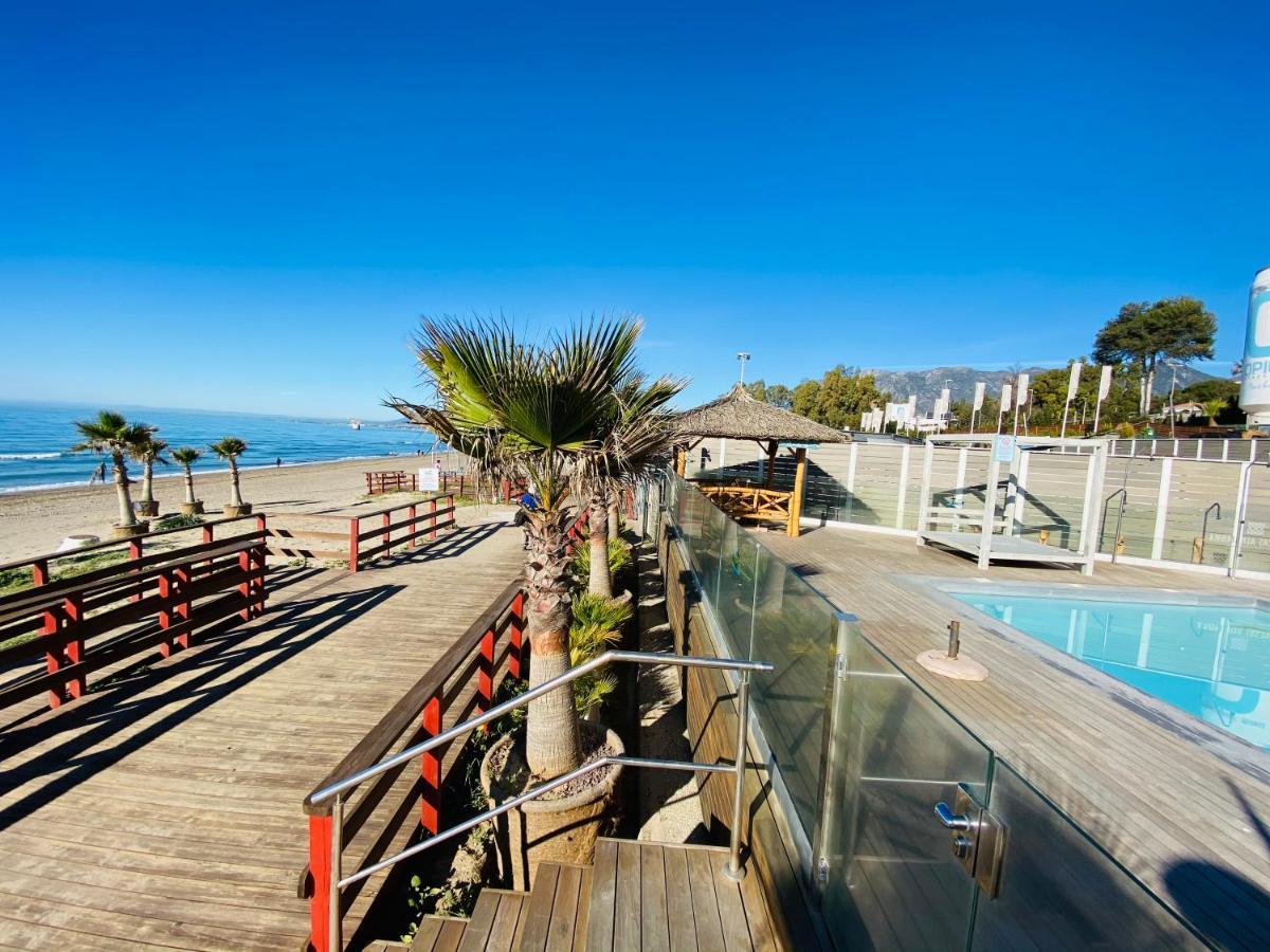 Studio-Near The Beach, Bbq And Seawater Pool 马尔韦利亚 外观 照片